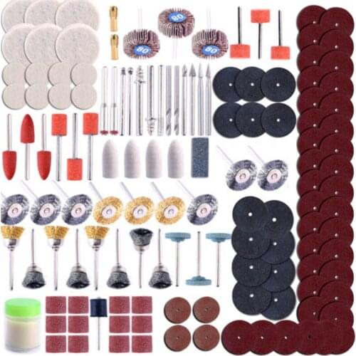 350pcs New Rotary Tool Kit Accessory Set Fits for Grinding Sanding Polishing