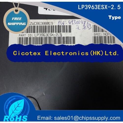 5pcs/lot LP3963ESX-2.5 TO263-5 IC REG LIN 2.5V 3A DDPAK/TO263-5 LP3963ES-2.53963