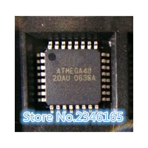 5PCS ATMEGA48-20AU QFP ATMEGA48-20 QFP48 ATMEGA48 48-20AU QFP-48 SMD