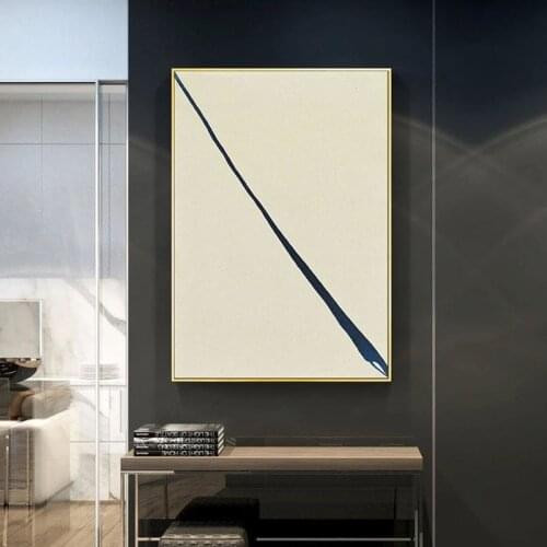 Abstract Hand Painted Line Geometric Art Nordic Posters Wall Art Canvas Oil Painting Wall Pictures For Living Room Decor