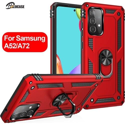For Samsung Galaxy A52 A72 A42 A32 A12 A51 A71 5G S8 S9 S10 Plus S20 FE S21 Ultra A50 A70 A21S Case Armor Shockproof Back Cover