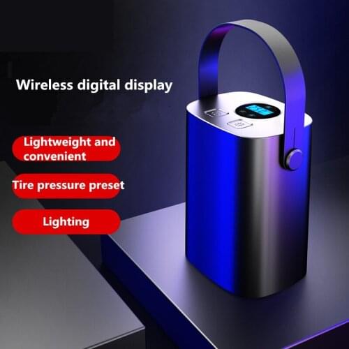 Digital Tire Inflator Tyre Car Portable Air Mini Compressor Pump Wireless Motorcycles Bicycle Compresor De Aire 12V De Coche