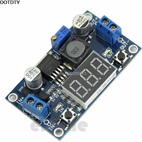 DC LM2596 4.0~40 to 1.3-37V LED Voltmeter Buck Step-down Power Converter Module
