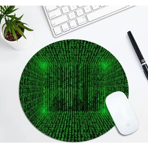 Gaming Mouse Pad Mousepad Gamer Accessories PC Gamer Cabinet Deskmat Mausepad Pad Carpets Anime Carpet Matrix Binary Code