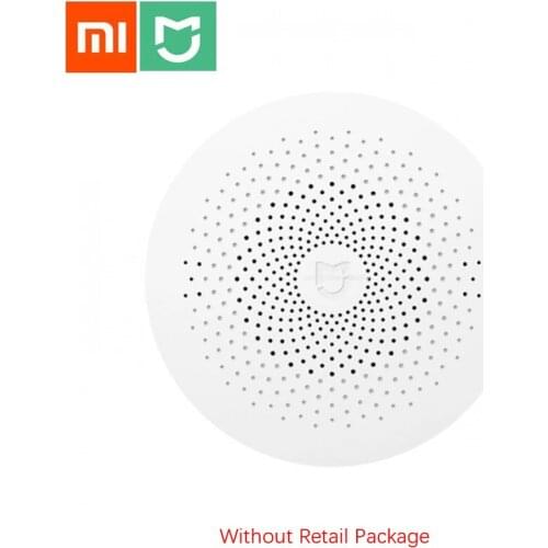Xiaomi Mijia Gateway 2 Smart Home Kits Gateway Hub Alarm System Control Radio Yi Camers Door Sensor Bell Temperature No Package