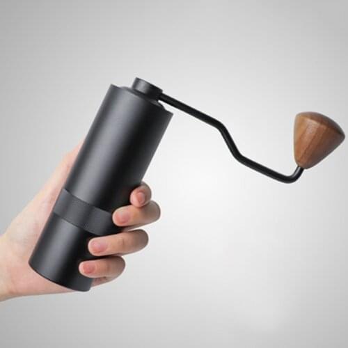 Silver Coffee Grinder Mini Stainless Steel Hand Manual Handmade Coffee Bean Burr Grinders Mill Kitchen Tool Grinders