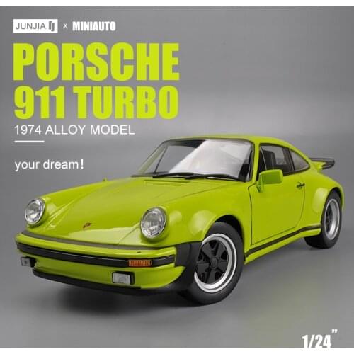 Welly 1:24 Scale 911 Turbo Sports Car Model Toy Simulation Diecasts Vehicles Collection Car Model Toys For Children Decoration