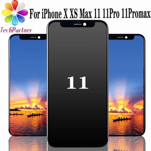 OEM OLED For iPhone 11 11Pro Max Display With 3D Touch Screen Digitizer Assembly Replacement For iPhone 11 iPhone X LCD