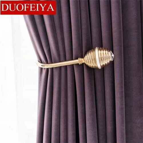 Simple Modern Luxury Nordic Mink Velvet Curtains High Shading Bedroom for Living Room Nordic Velvet Solid Color Curtain Custom
