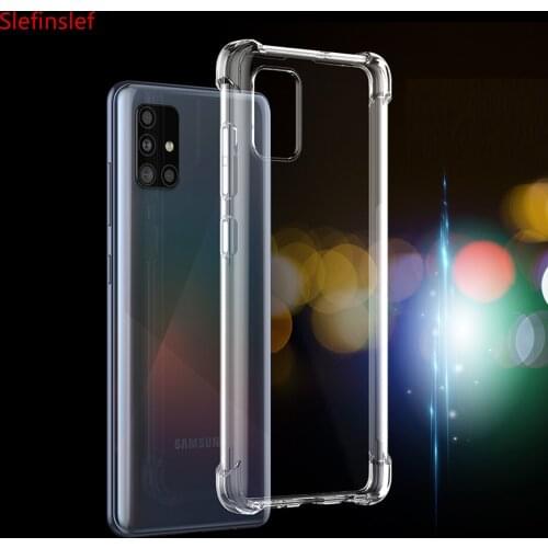 For samsung galaxy a51 shockproof phone transparent back cover,case for samsung galaxy a51 a71 a 51 a 71 silicone accessories
