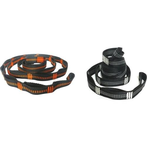 Outdoor Hammock Tree Straps Tree Tie Rope High Load-Bearing Nylon Webbing Rock Climbing Flat Belt Cover