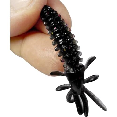 2021 6.9cm Fishing Worm Artificial Bait Soft Bait Wobbler Shrimp Smell Silicone Baits Jig Wobbler Bass Bait Fishing Lure