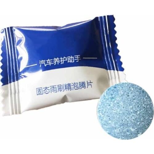 Car Windshield Washer Car Wiper Tablet Cleaner Stain Remover Compact Effervescent Tablets Detergent Cleaning Tablets Clean Spot