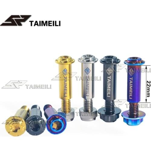 TAIMEILI Titanium alloy motorcycle screw brake handle link screwM6x35mm, motorcycle repair and decoration screw