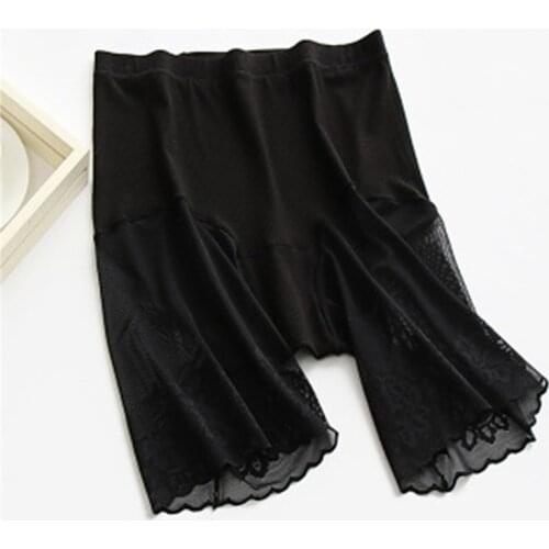 Lady Shorts Ladies Breathable Oversized Safety Shorts for Female Plus Size Sexy Lace Anti Chafing Thigh Safety Shorts