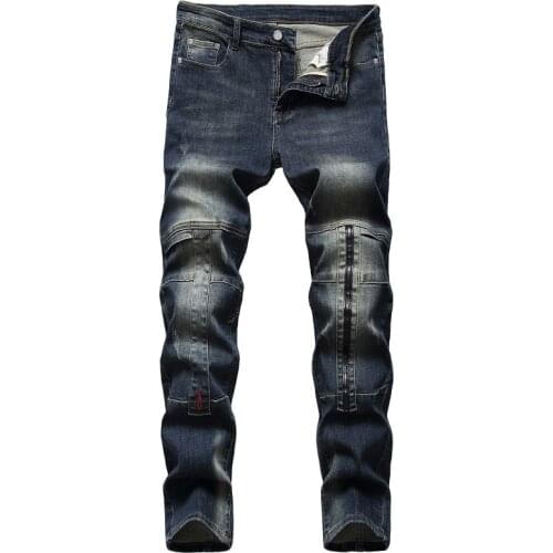 2021 New Fashion Mens Jeans Casual Slim Skinny Blue Jeans pantalon homme Men Trousers Casual Male Hip hop Denim Pants