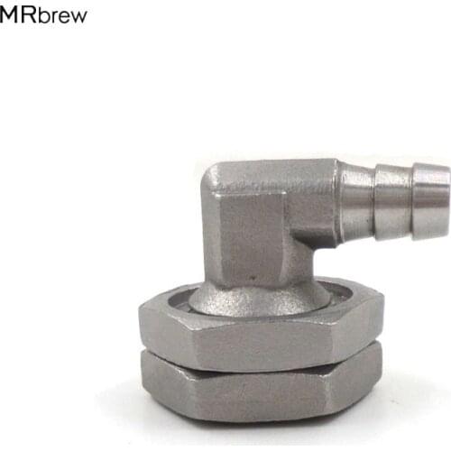 3/8" barb fitting and 1/2" lock nuts for Stainless Steel False Bottom,grain brewing accessories