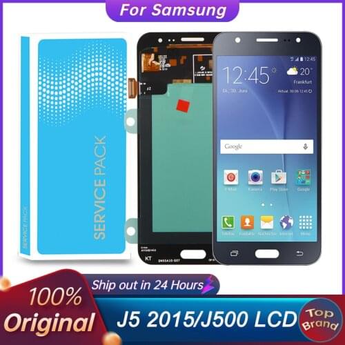 5.0'' Original AMOLED LCD for SAMSUNG Galaxy J5 2015 J500 LCD Display Touch Screen SAMSUNG J500FN J500F J500H J500M SM-J500F