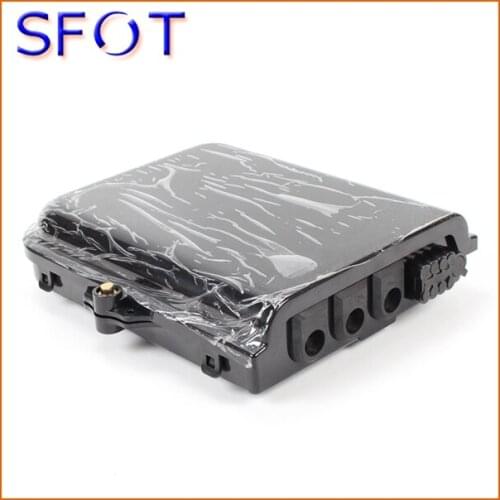 8 Cores Fiber Optic FTTH Box, black, FTTH Distribution Box, PLC Splitter Selection, IP65