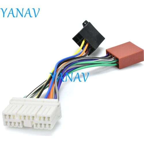 12-105 Wire Harness Adaptor for-BMW for-SSANG YONG DAEWOO (select models)Car Stereo Radio ISO Standard Connector Adapter