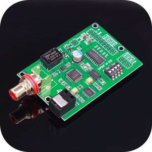 Amanero Module Digital Interface IIS I2S To Coaxial IIS I2S To Optical Fiber Interface To Coaxial Board