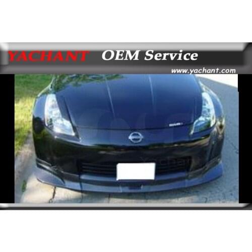 Car-Styling Auto Accessories FRP Fiber Glass Front Bumper Lip Fit For 2002-2005 350Z Z33 CW Style Front Lip Splitter