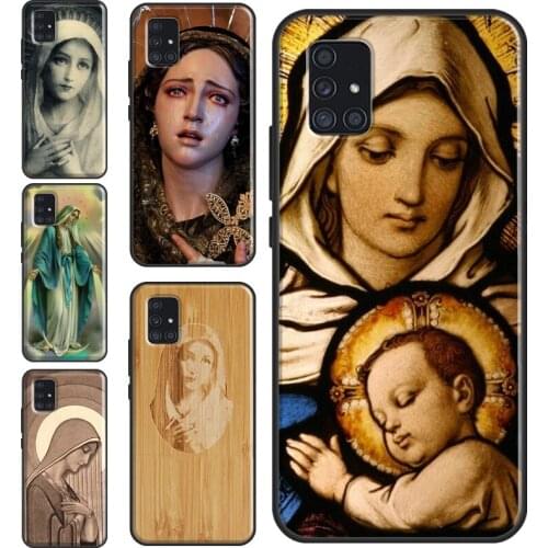 Holy Mother Virgin Mary Christian Case For Samsung A72 A52 A42 A32 A12 A02 S A10 A30 A50 A70 A21S A20e A11 A31 A41 A51 A71