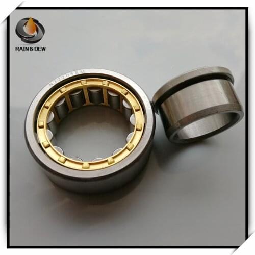 NJ2205EM 25x52x18 mm Cylindrical Roller Bearing NJ2205 2505K For Motorcycles IJ Planet 5 Sport Single Row Machined Brass Cage