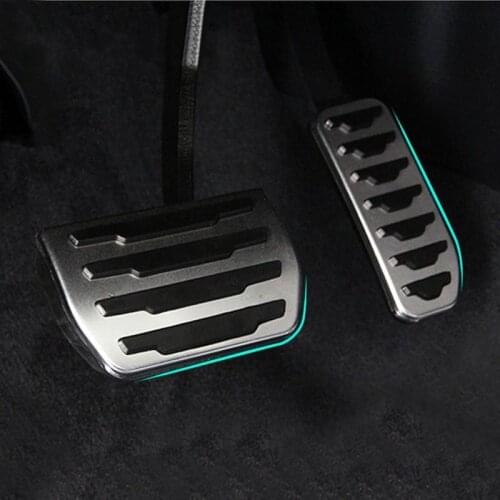 For Freelander 2 2007-2015 AT Car Accessories Pedal Cover For Brake And Accelerator Pedal Pads Cover Aluminum Alloy Parts
