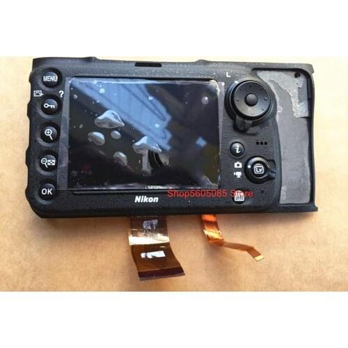 For Nikon D810 D810A Rear Cover Back Case Shell Frame With LCD Screen Display Button Flex Cable NEW Original