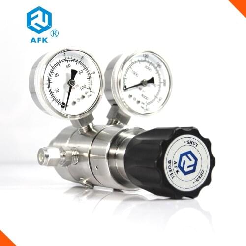 Double/Two Stage Nitrogen Gas Pressure Regulator 1/4"NPT