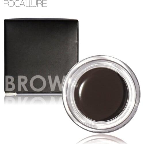 FOCALLURE 5 Colors Eyebrow Enhancers Cream Professional Eyebrow Gel Makeup With Brush Waterproof Fast Drying