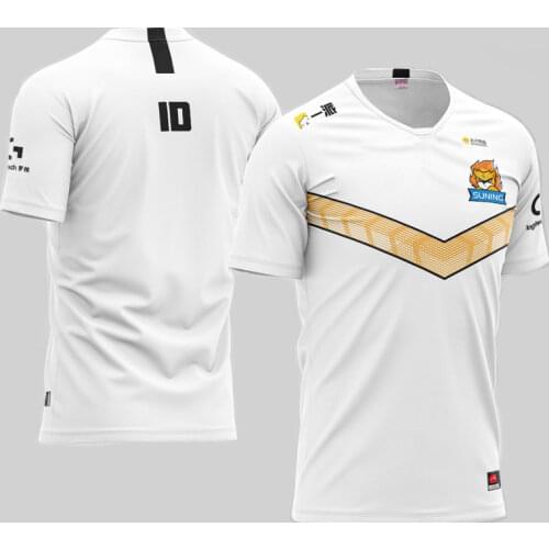 E-sports team jersey sports competition T-shirt childrens short-sleeved printing LOL LPL SN mens womens T-shirt O Neck