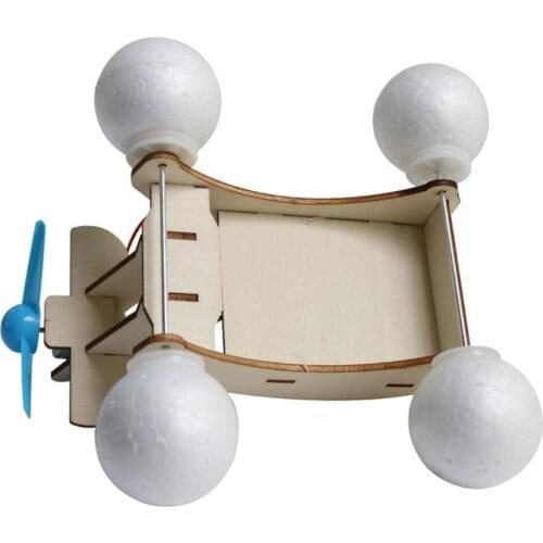 HobbyLane Diy Scientific Experiment Assembly Model Wooden Amphibious Vehicle Toy