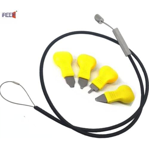 1M length car door opener tools leather car key disassemble fixing tools
