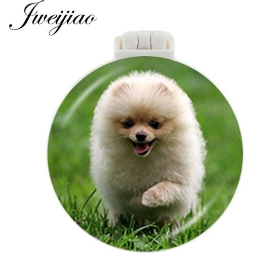 Youhaken westie Beagle pug pom springer dashhound Pocket Mirror With Massage Comb Folding Portable Makeup Hand Vanity Mirrors