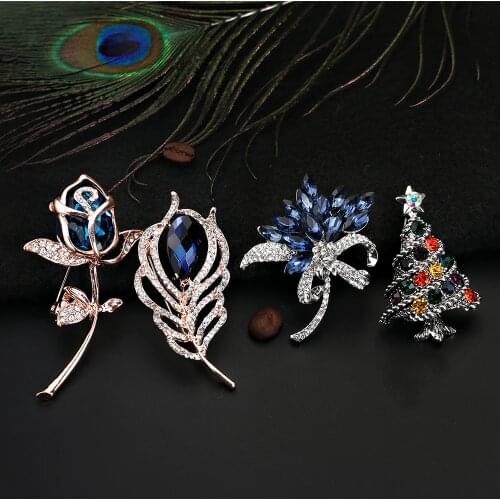Liujun Flower Brooches For Clothes