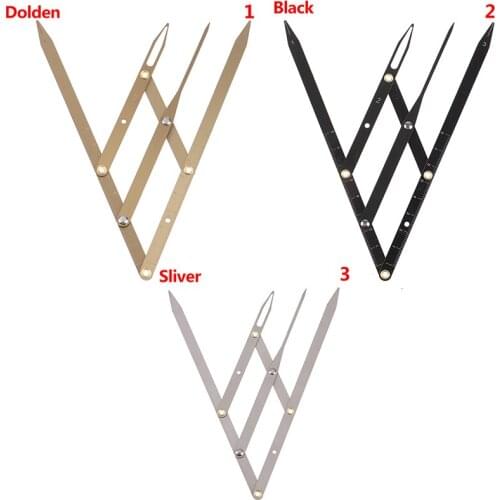 Stainless steel Golden Ratio CALIPERS Microblading Permanent Makeup Eyebrow Measure Tool Mean Golden Eyebrow DIVIDER