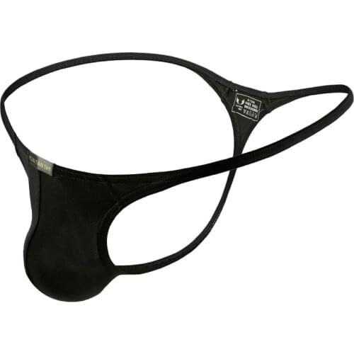 Underwear Men Thongs and G Strings Low Rise Solid Briefs Penis Hipster Jockstrap Lingerie Hombre Sexy Breathable Thong Seamless