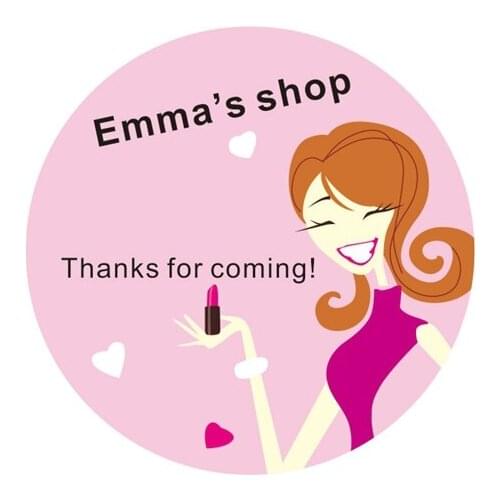 New Customize Adhesive Sticker / Label for Wedding / Baby Shower 3.8cm, D8