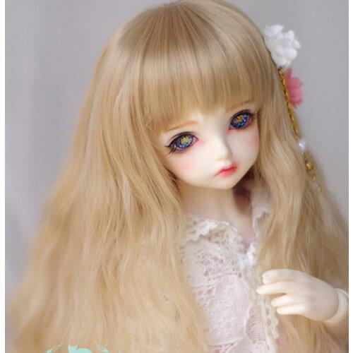 1/3 1/4 1/6 1/8 Fashion Wavy Hair High Temperature Wire BJD Wig For Toy Doll Accessories