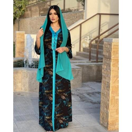 Ramadan Turkey Muslim Dress Women Abaya Moroccan Kaftan Islamic Clothing India Khimar Djellaba Dubai Jilbab Party Vestidos Eid