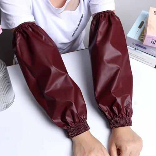 1 Pair Thick Oversleeve Waterproof Oilproof Home Kitchen Cleaning Accessories Waterproof Sleeves Adult Arm Sleeves Kitchen Tool