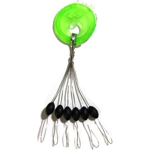 100 Groups per Bag High Quality Rubber Space Beans For Sea Carp Fly Fishing Black Rubber Oval Plugs Fishing Buoys