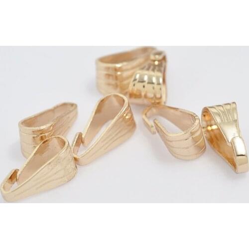 100pcs DIY accessories gold charm copper material activities seeds Pendant clasp