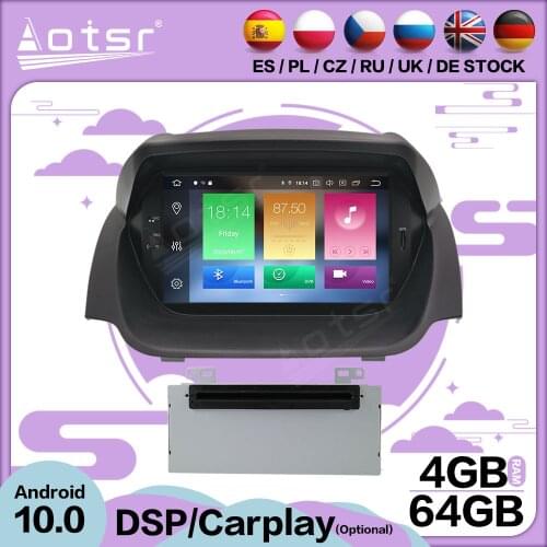 2 Din Carplay Multimedia Stereo Android 10 Player For Ford Fiesta 2013 2014 2015 2016 GPS DSP Auto Car Radio Receiver Head Unit
