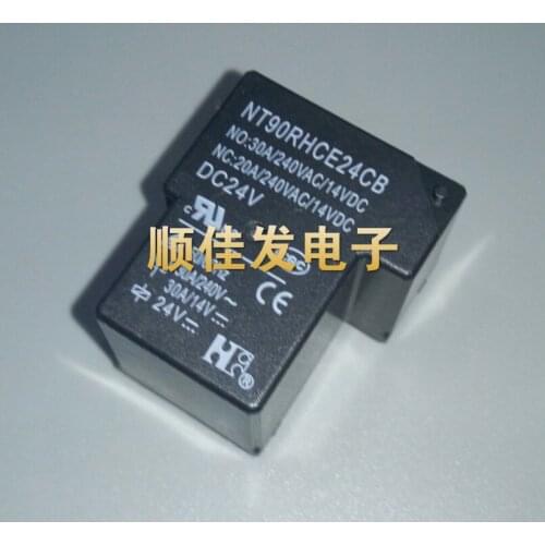 2pcs Relay NT90RHCE24CB DC24V 5-foot 30A brand new original stock
