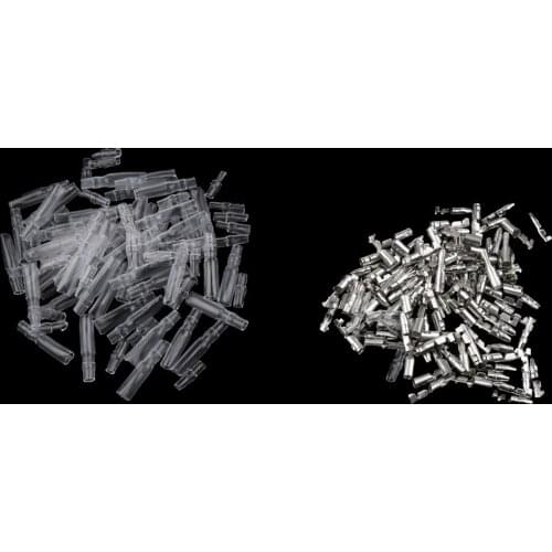 200 Pieces Motorcycle Car Bullet Male & Female Wire 3.9mm Connector With Covers