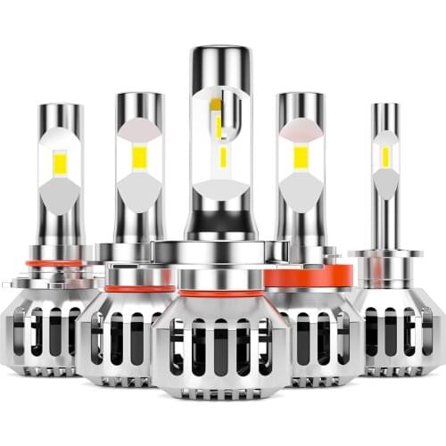 KALADA 2PCS Auto K8 Car Headlight Bulbs H1 H3 H11/H8/H9 9005/HB3/H10 9006/HB4 H4/HB2/9003 H7 Led Canbus Fog Light Auto Headlamp