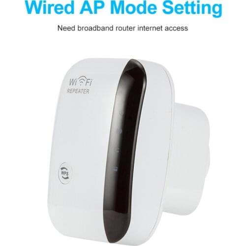 Wireless WiFi Repeater Router Range Extender Signal Booster 300Mbp Signal Amplifier EU Plug Socket Wi-fi Repeater Access Point